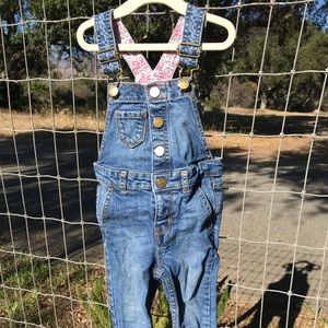 Baby Gap denim overalls